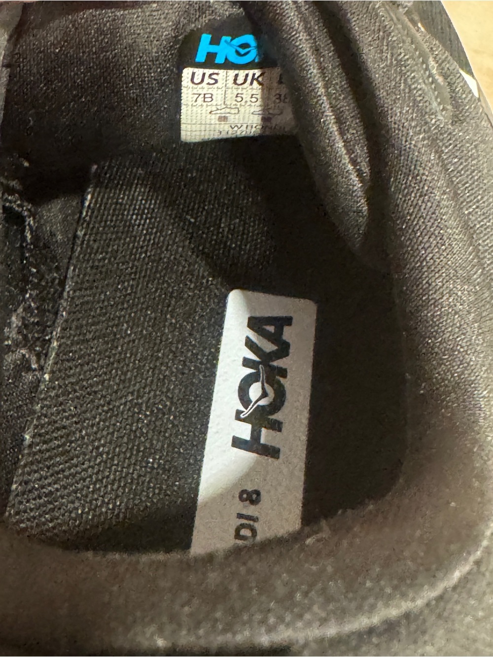 Hoka Bondi 8 Black Running Shoes - Lightweight Cushioning - Picture 6 of 6